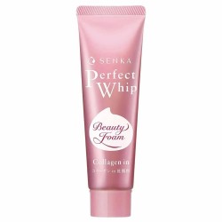 Espuma De Limpeza Facial Senka Perfect Whip Beauty Foam Collagen In 50g
