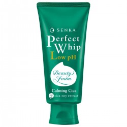 Espuma De Limpeza Facial Senka Perfect Whip Beauty Foam Low Ph Calming Cica 100g
