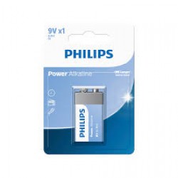Bateria Philips Alcalina 9volts 6lr61p1b/59 Un