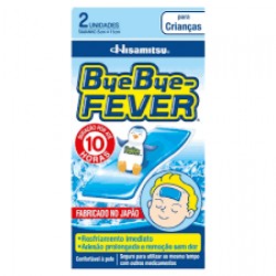 Adesivo Para AlÍvio Da Febre Bye Bye Fever Super Gelado 2un