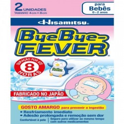 Adesivo Para AlÍvio Da Febre Bye Bye Fever CrianÇas 2und