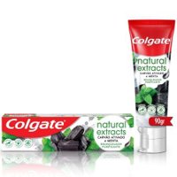 Creme Dental Colgate Natural Extracts CarvÃo Menta 90g
