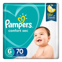 Fralda Pampers Confort Sec Giga G 70un
