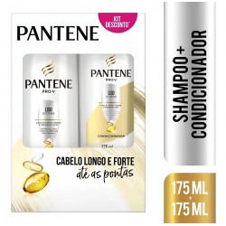 Shampoo+condicionador Pantene Liso Extremo 175+175ml