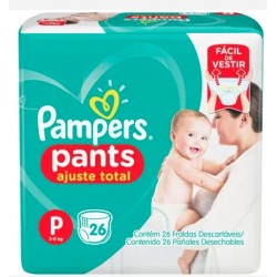 Fralda Pampers Pants Confort Sec PacotÃo P 26un