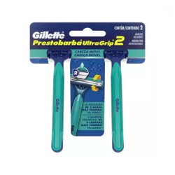 Aparelho De Barbear Prestobarba Ultragrip 2un CabeÇa MÓvel
