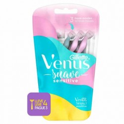 Aparelho DepilatÓrio Gillette Venus Suave Sensitive Lv4pg3un