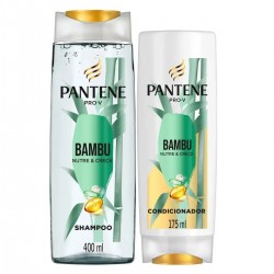 Shampoo+condicionador Pantene Bambu 400+170ml