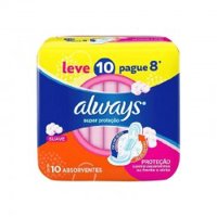Absorvente Always BÁsico Suave Com Abas Lv10 Pg8un