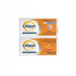 Cebion Mastigavel Laranja Vitamina C + Zinco 4cpr