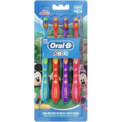 Escova Dental Oral B Kids Mickey Suave Macia 4un