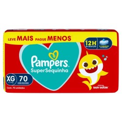 Fralda Pampers Supersequinha Xg 70un