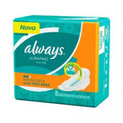 Absorvente Always Ultrafino G Intenso Seca Com Abas 8un