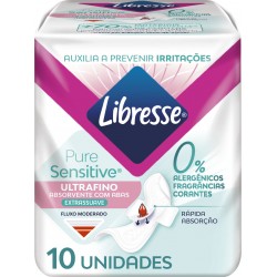 Absorvente Libresse Bom Dia Ultrafino Suave Com Abas 10un