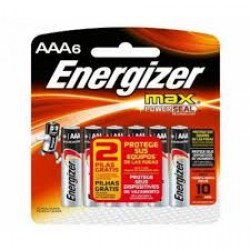 Pilha Energizer Max Palito Aaa4 4un+2un Free