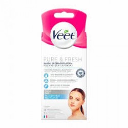 Folhas DepilatÓria Veet Cera Fria Facial Pure E Fresh 16un