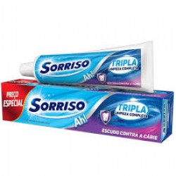 Creme Dental Sorriso Tripla Limpeza Completa 120g