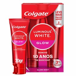 Creme Dental Colgate Luminous White Glow 70g 2un