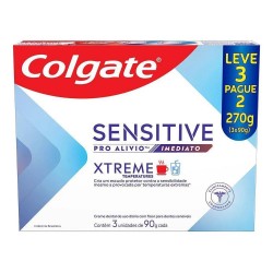 Creme Dental Colgate Sensitive Pro AlÍvio Imediato Xtreme 90g Un Leve 3 Pague 2