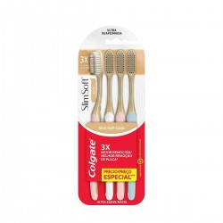 Escova Dental Colgate Slim Soft Gold Macia 4un