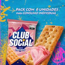 Biscoito Club Social Presunto 141g