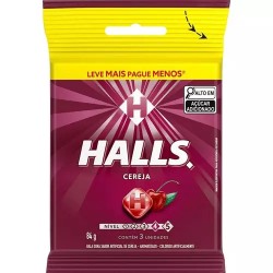 Halls Bag Cereja 28g 3un