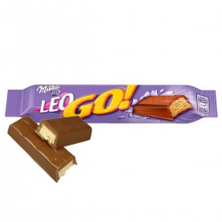 Biscoito Milka Wafer Leo Go 48g
