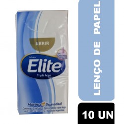 LenÇo De Papel Elite Pocket 10 Folhas