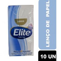 LenÇo De Papel Elite Pocket 10 Folhas
