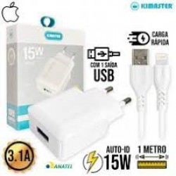 Kit Carregador Kimaster Cabo Lightning T503ul