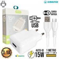 Kit Carregador Kimaster Cabo Micro Usb T503uv