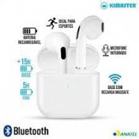 Fone De Ouvido Kimaster Bluetooth Branco Tws300