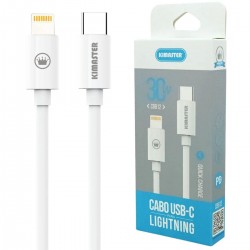 Cabo Para Carregador Kimaster Usb-c Lightning Cb812 D#