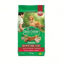 RaÇÃo Dog Chow Extra Life Adulto MÉdio E Grande 1kg