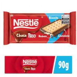 Chocolate Nestle Choco Trio Biscoito Cookies And Cream 90g