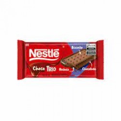 Chocolate Nestle Choco Trio Biscoito Recheio Chocolate 90g
