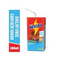 Bebida LÁctea Nescau Zero Lactose 35% Menos AÇucares 180ml