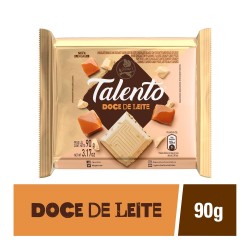 Chocolate Talento Branco Doce Leite 85g