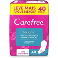 Absorvente Carefree Todo Dia Sem Perfume 40un