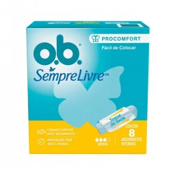 Absorvente Ob Pro Comfort MÉdio 8un