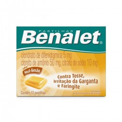 Benalet Pastilha 12un Mel _ LimÃo