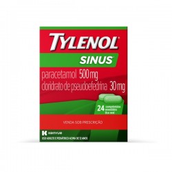 Tylenol Sinus 500mg + 30mg 24cpr
