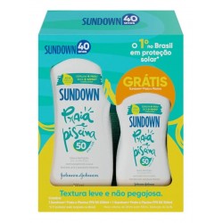 Protetor Solar Sundown Fps50 Praia E Piscina 200ml + 100ml