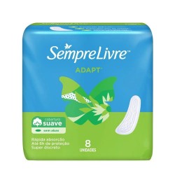 Absorvente Sempre Livre Especial Adapt Suave 8un