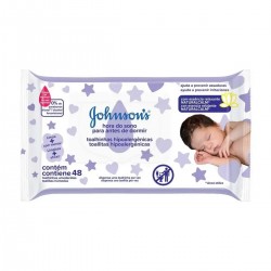 LenÇo Umedecido Johnsons Baby Hora Do Sono 48un