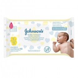 LenÇo Umedecido Johnsons Baby RecÉm Nascido 48un