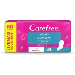 Absorvente Carefree Todo Dia Sem Perfume Leve80 Pague60