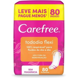 Absorvente Carefree Todo Dia Flexi Sem Perfume Leve80pague60