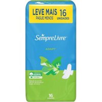 Absorvente Sempre Livre Especial Adapt Suave 16un Com Abas