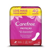 Absorvente Carefree ProteÇÃo Sem Perfume 40un